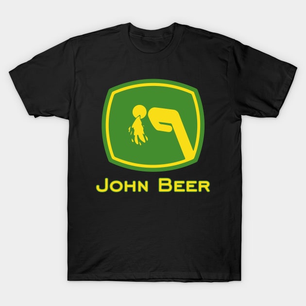 John Beer Logo T-Shirt by PsychoDynamics